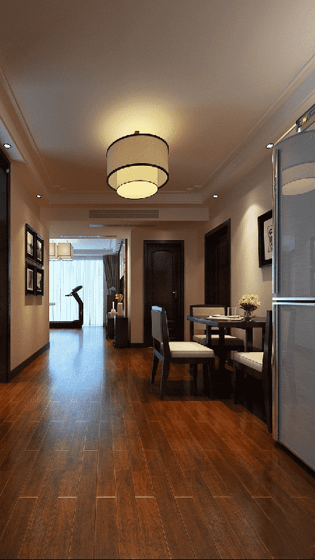 松江区98平中式风格二房餐厅装修效果图