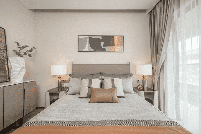 青浦区95平中式风格三房卧室装修效果图