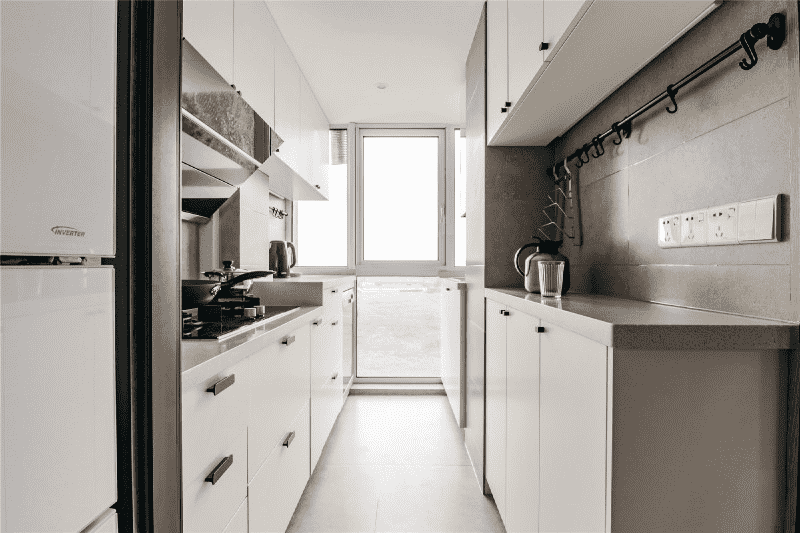 宝山区97平北欧风格二房厨房装修效果图