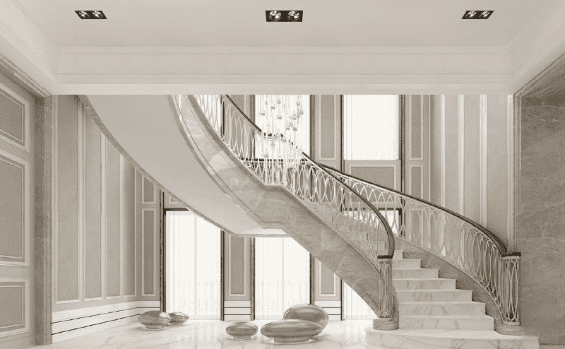 嘉定区281平Art Deco风格别墅局部装修效果图