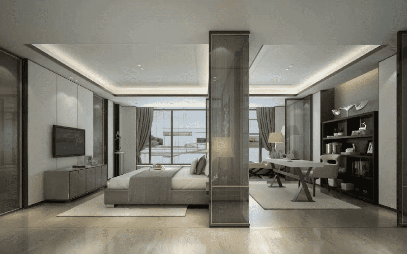 杨浦区359平中式风格别墅卧室装修效果图