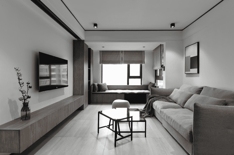 黄浦区80平现代风格二房客厅装修效果图