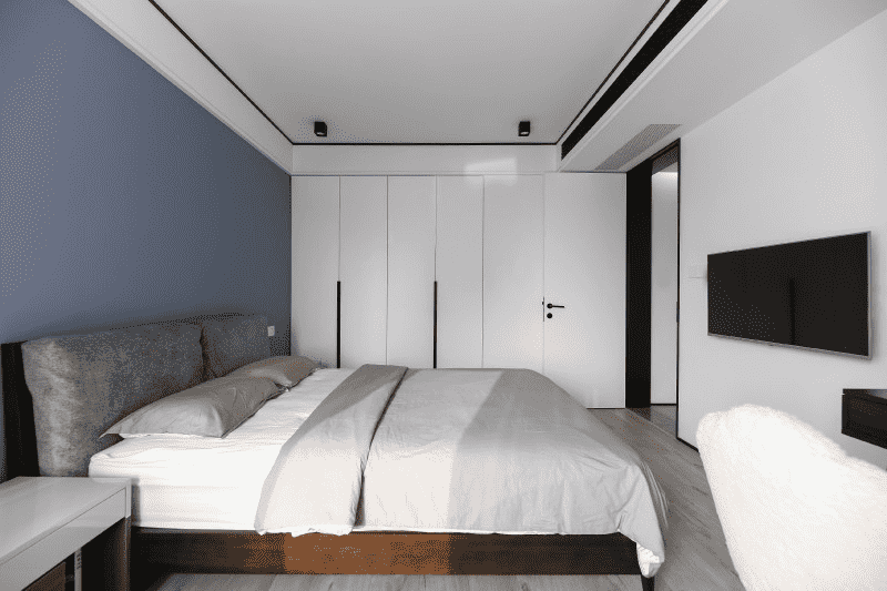 黄浦区80平现代风格二房卧室装修效果图