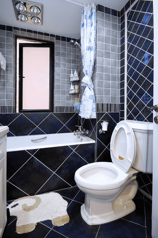 松江区113平美式风格复式卫生间装修效果图
