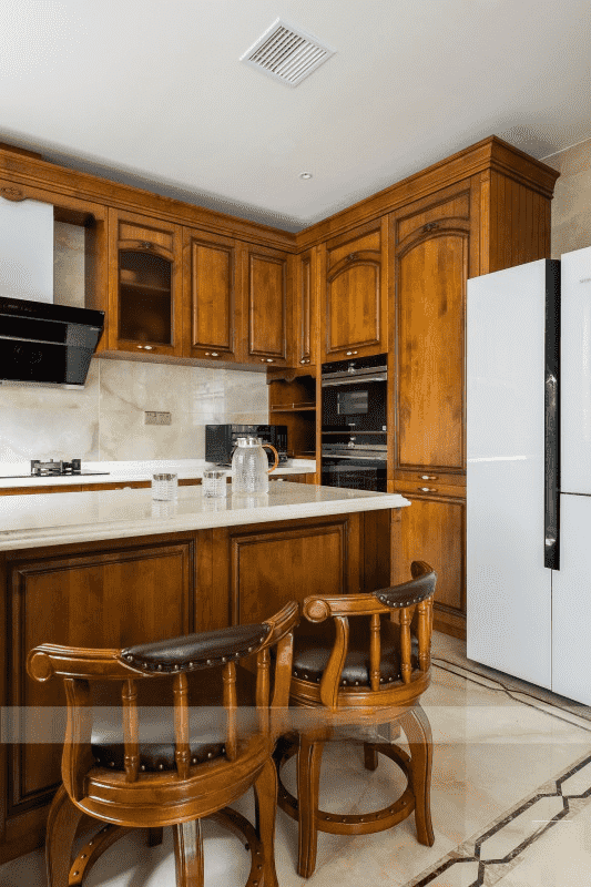 嘉定区350平美式风格别墅厨房装修效果图