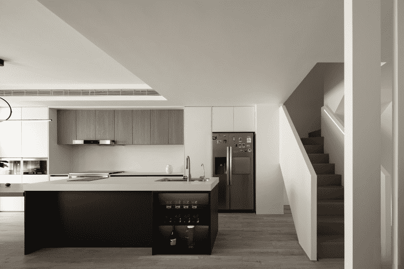 金山区309平现代风格别墅厨房装修效果图