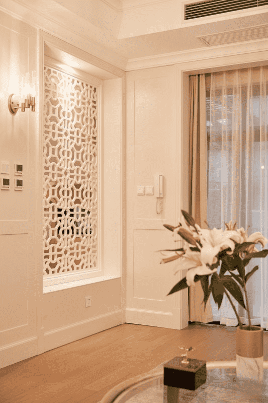 金山区445平美式风格别墅客厅装修效果图