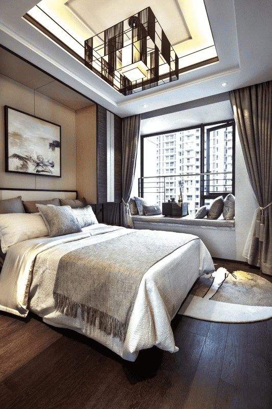 闵行区160平中式风格四房卧室装修效果图