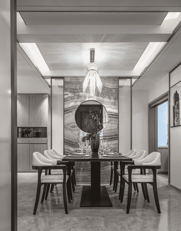 嘉定区108平中式风格三房餐厅装修效果图