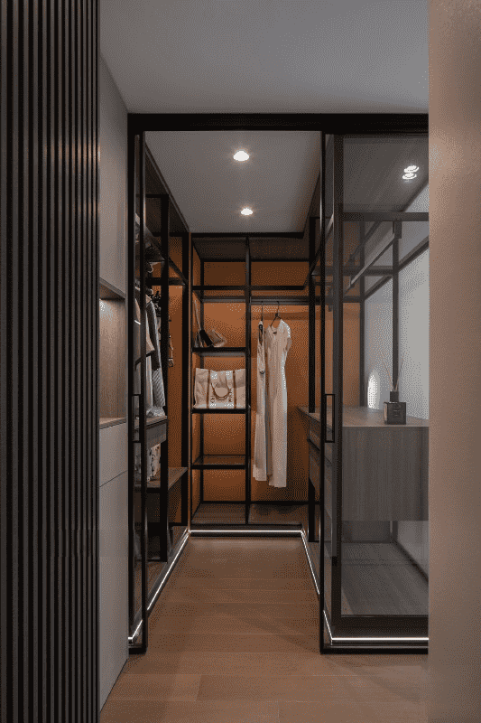 浦东新区95平简约风格二房卧室装修效果图