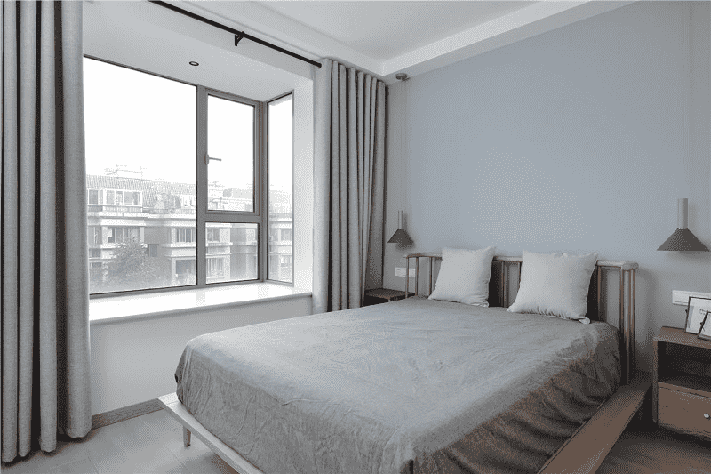 杨浦区88平日式风格二房卧室装修效果图