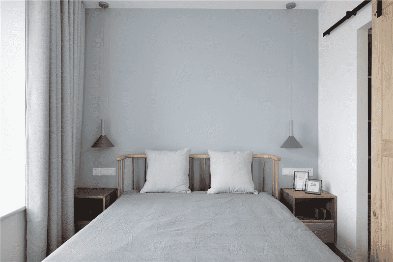 杨浦区88平日式风格二房卧室装修效果图