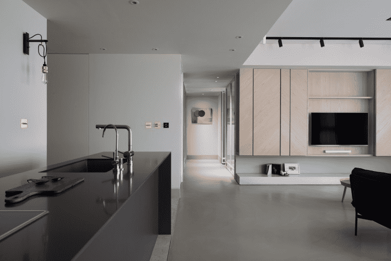 浦东新区118平现代风格三房厨房装修效果图