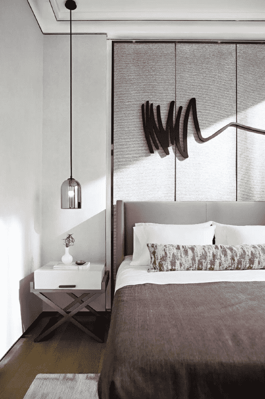 浦东102平中式风格复式卧室装修效果图