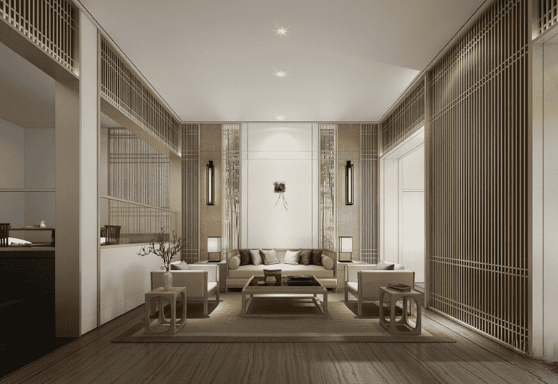嘉定区460平中式风格别墅客厅装修效果图