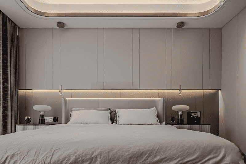 静安区350平轻奢风格复式卧室装修效果图