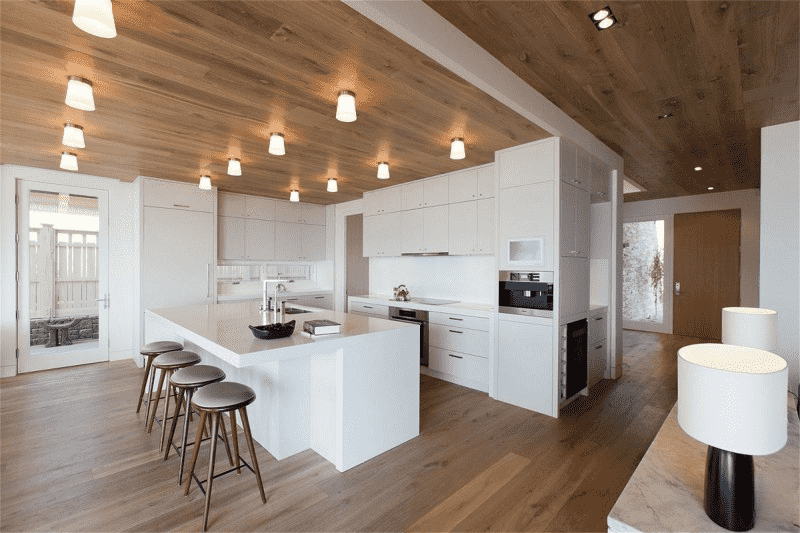 浦东109平美式风格复式厨房装修效果图