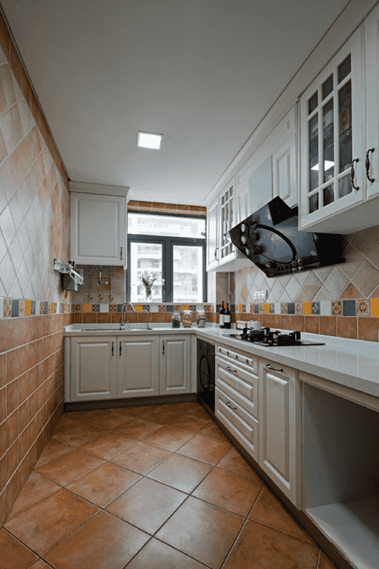 黄浦区144平美式风格四房厨房装修效果图