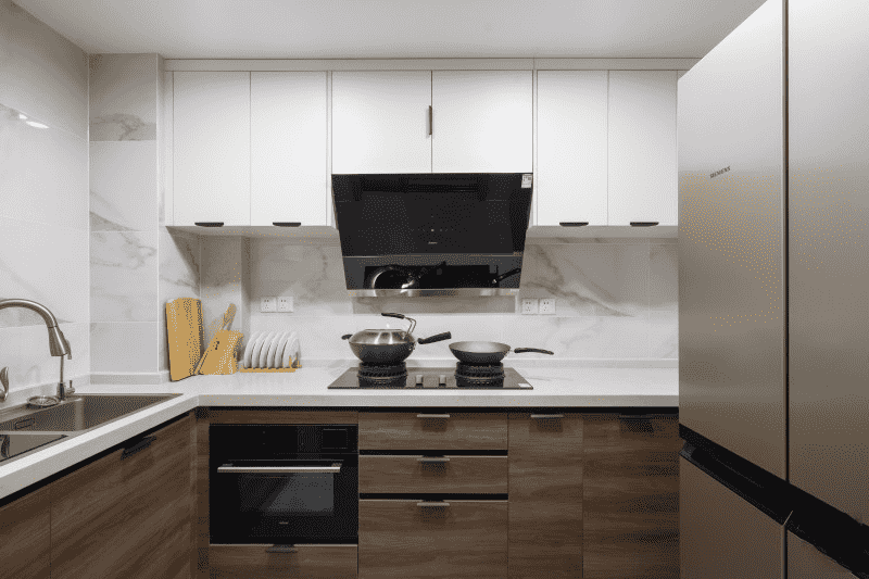 宝山区114平现代风格三房厨房装修效果图