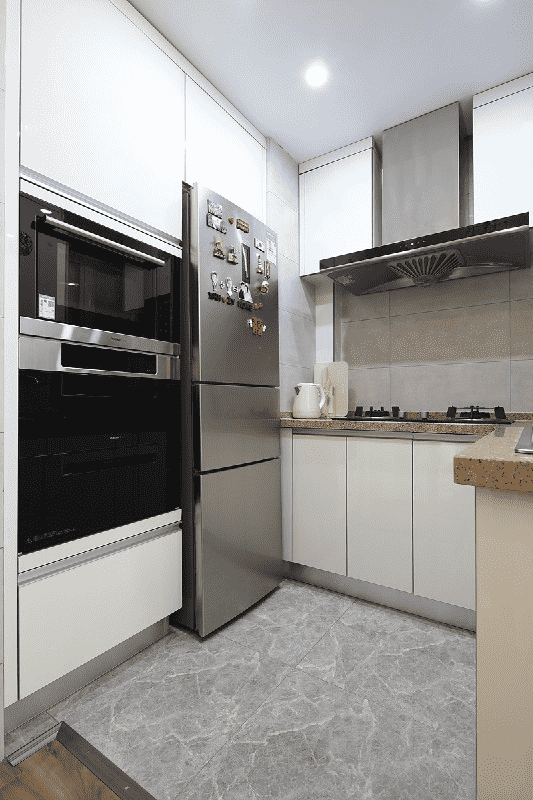 松江区87平简约风格二房厨房装修效果图