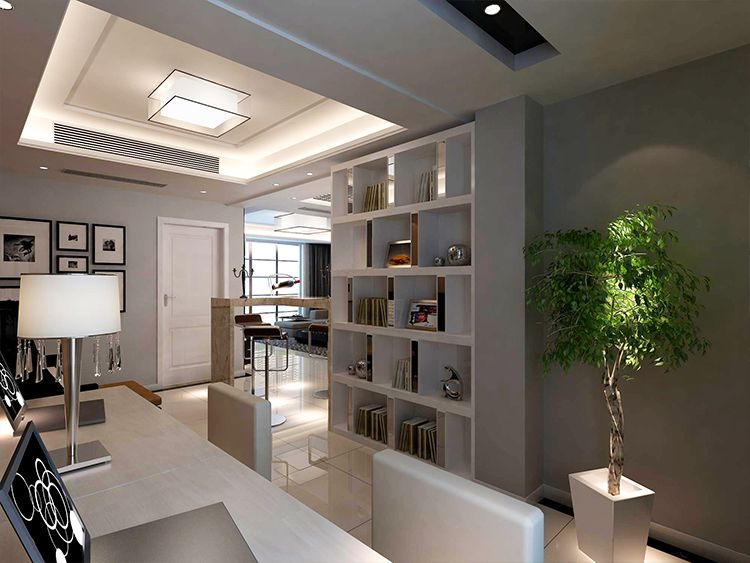 浦东高行绿洲六期150平现代简约风格三室户装修效果图