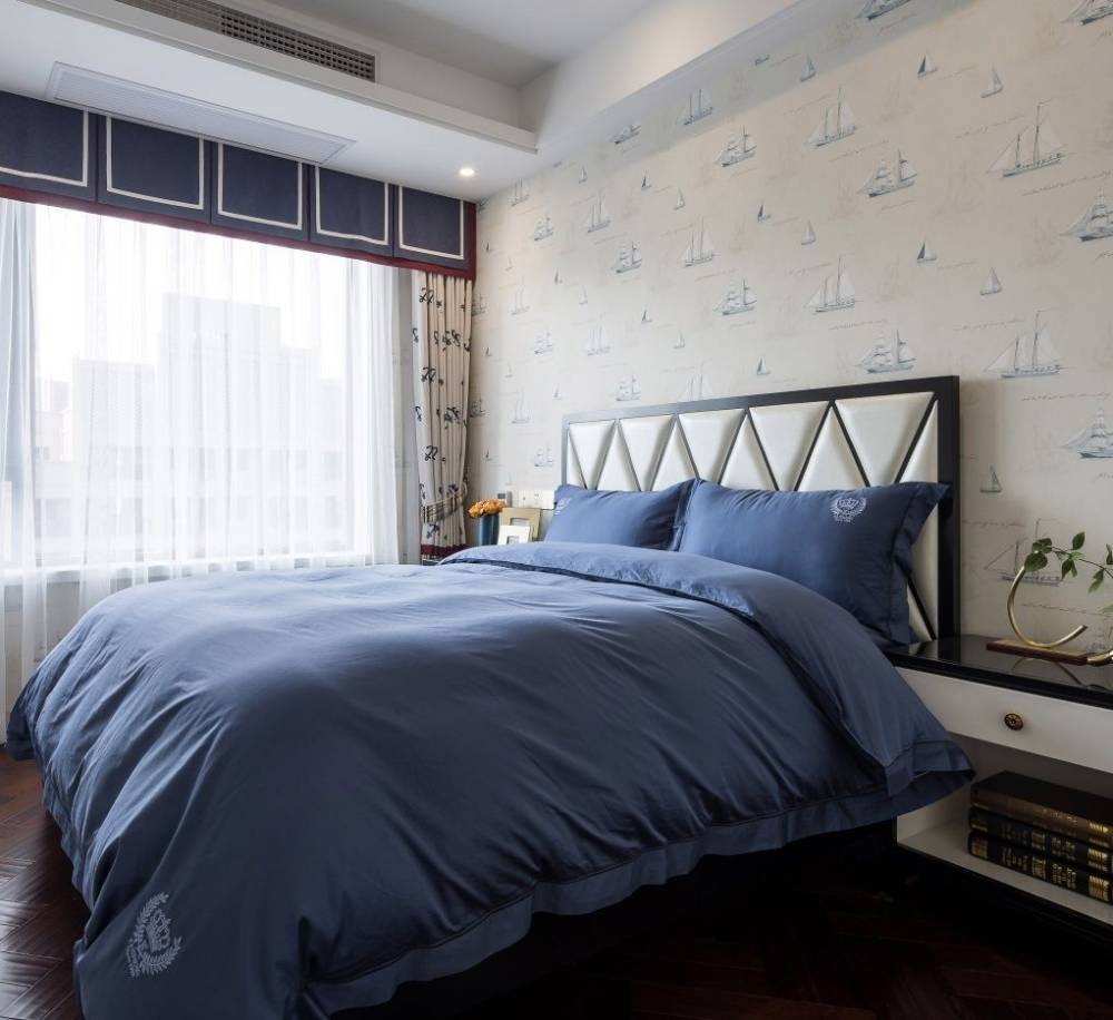 浦东上海绿城130平法式风格三室户装修效果图
