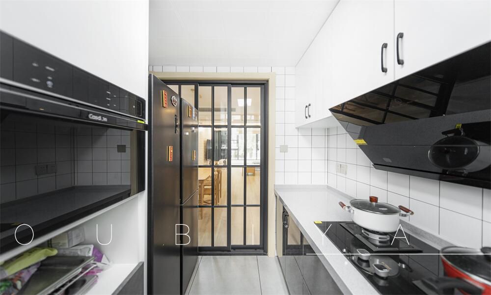 闵行区新空间家园92平北欧风格两室户装修效果图