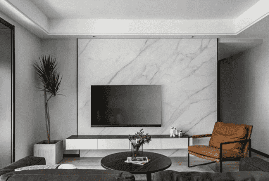 普陀区同济公寓125平现代简约风格三室户装修效果图