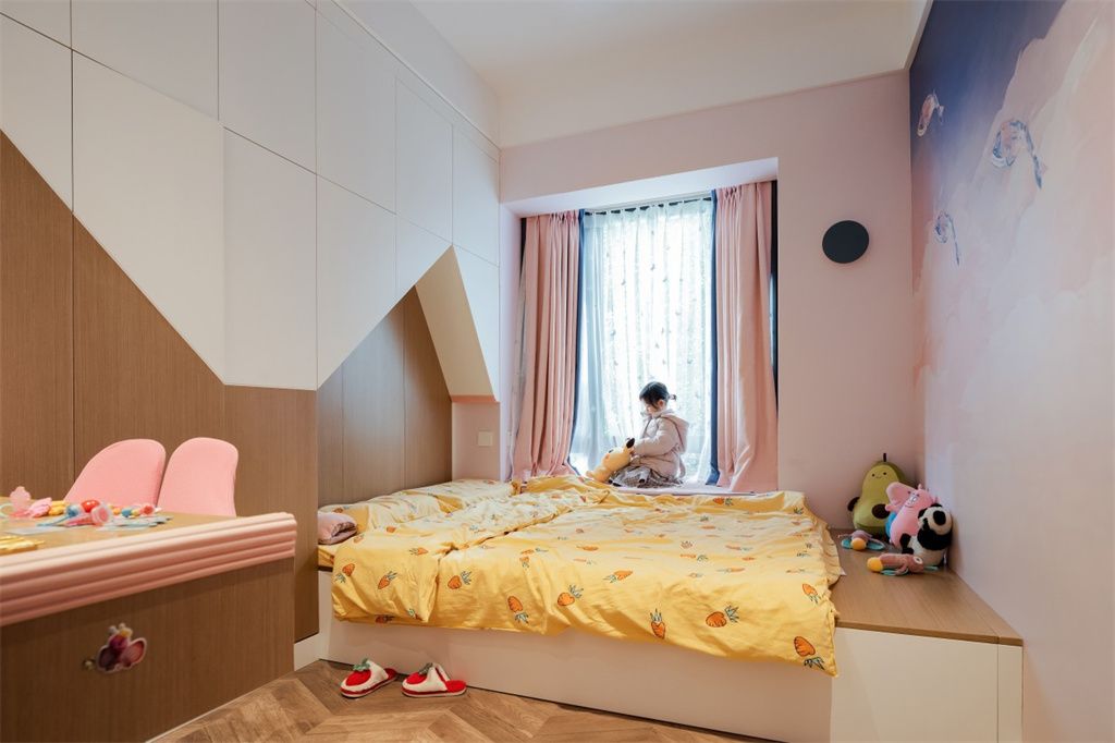 杨浦区新凤城120平现代简约风格四室户装修效果图