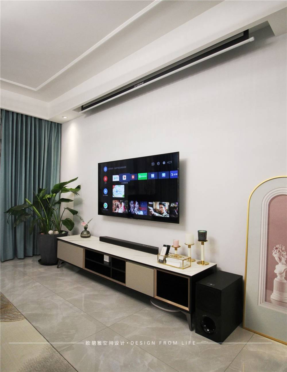 闵行区上海康城140平美式风格三室户装修效果图