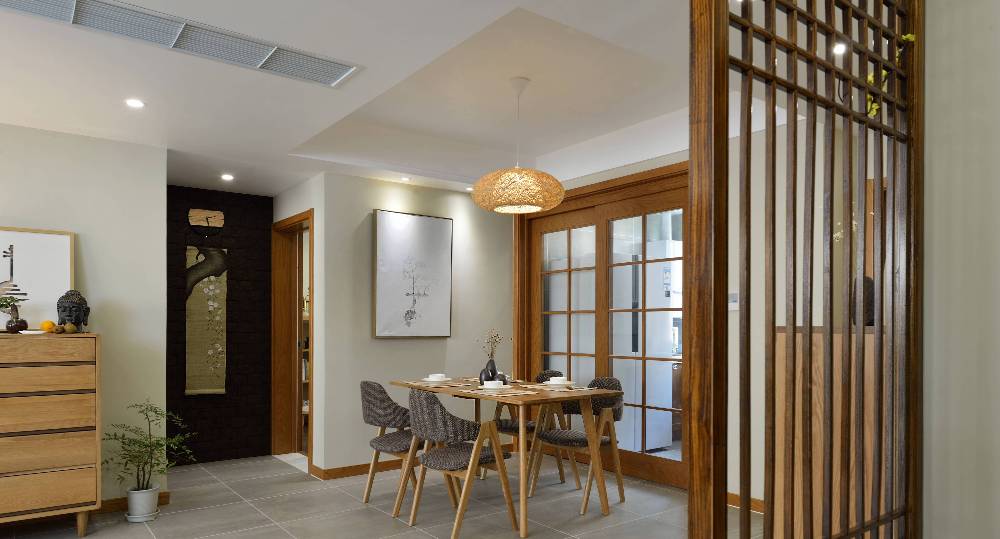 黄浦区锦城公寓120平日式风格两室户装修效果图