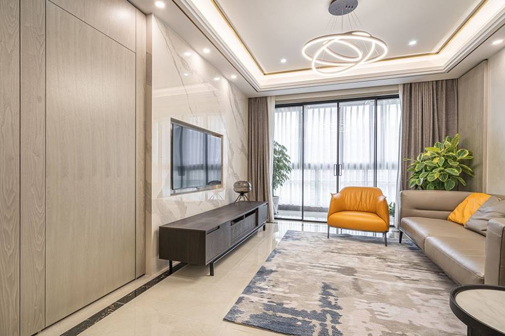 浦东新区汇豪天下120平现代简约风格两室户装修效果图