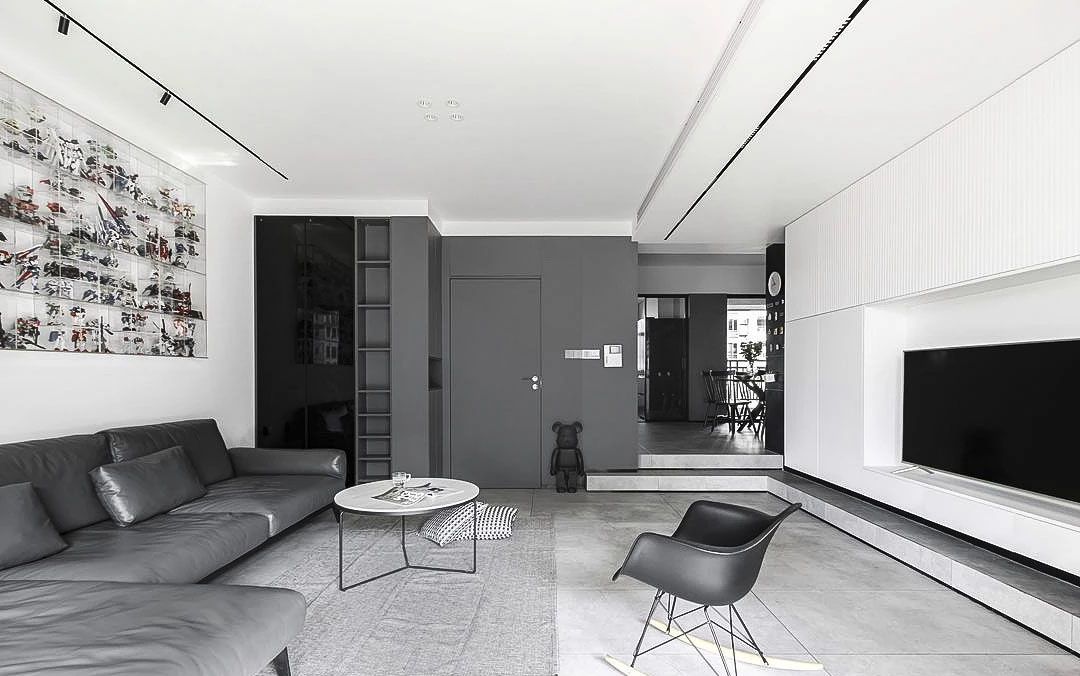 浦东森林湾公寓113平现代简约风格三室户装修效果图