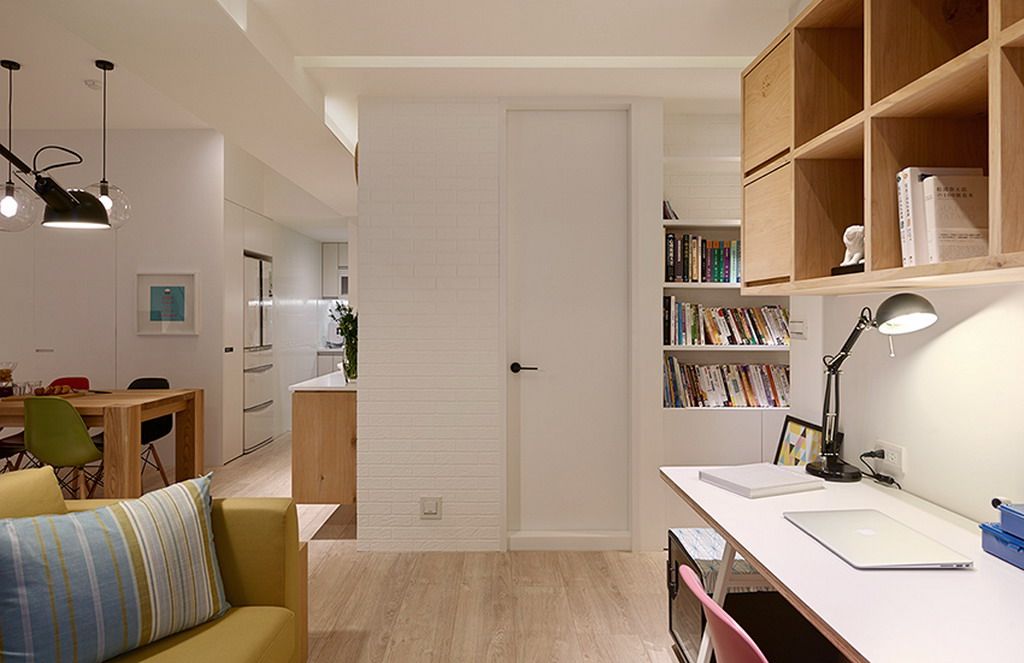 静安区懿德公寓85平北欧风格两室户装修效果图