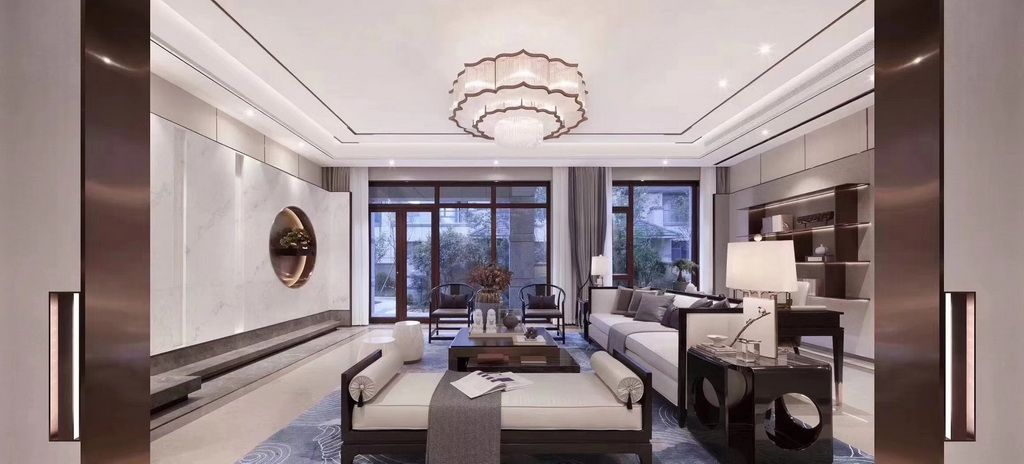 杨浦区全家福家园100平中式风格两室户装修效果图