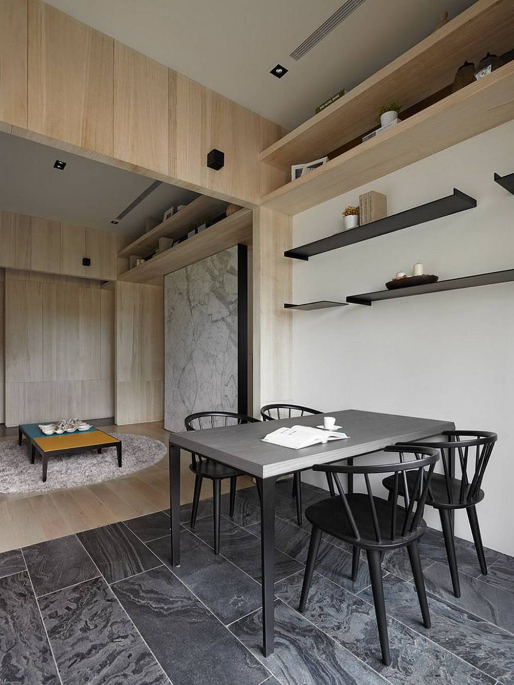 杨浦区金上海家园86平日式风格两室户装修效果图