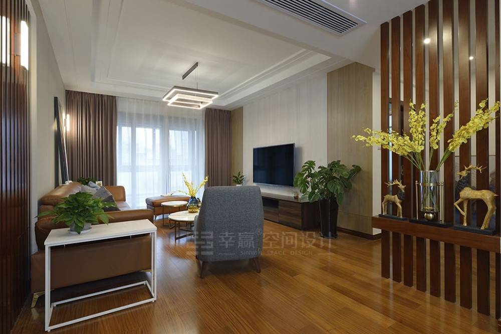 浦东尚海郦景132平其他风格三室户装修效果图