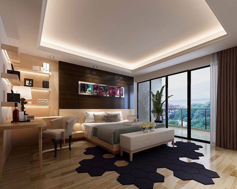 浦东新区第九城市120平欧式风格三室户装修效果图