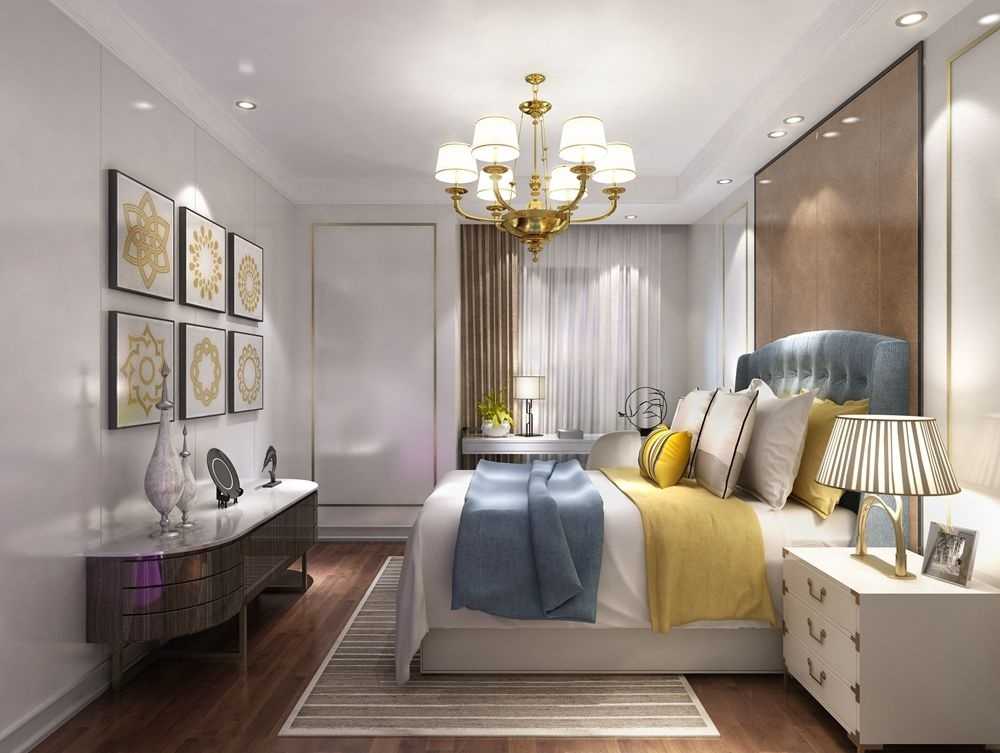 宝山区中环国际公寓120平欧式风格三室户装修效果图