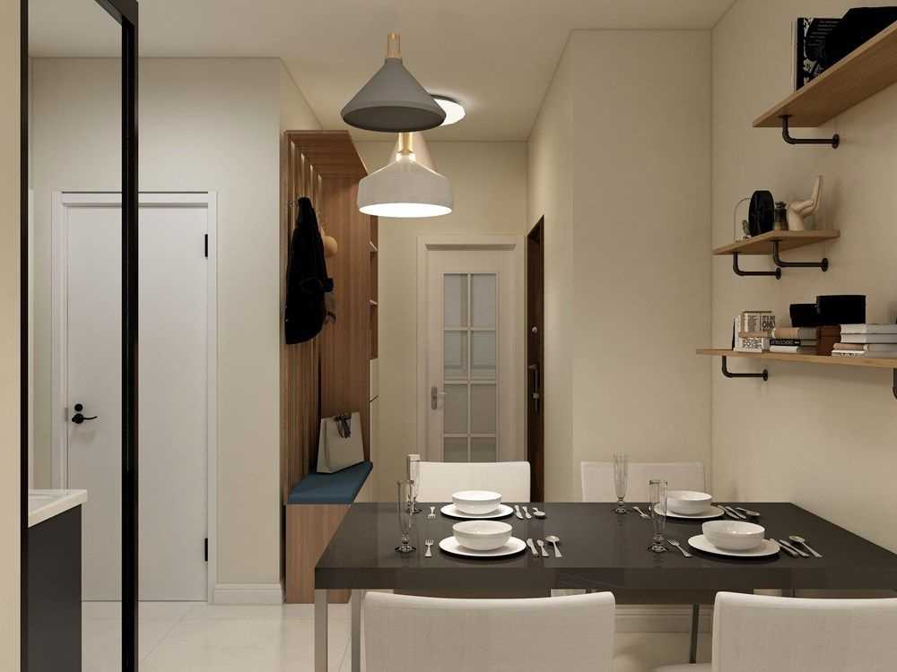 嘉定区万达城市公寓88平现代简约风格两室户装修效果图
