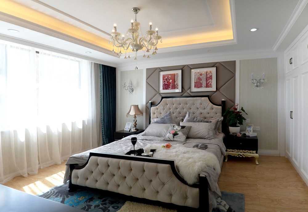 杨浦区盛世豪庭128平新古典风格三室户装修效果图