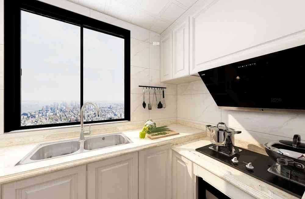 长宁区新安公寓130平中式风格两室户装修效果图
