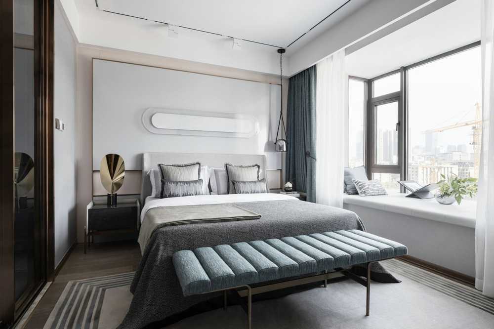 黄浦区东淮海公寓140平现代简约风格三室户装修效果图