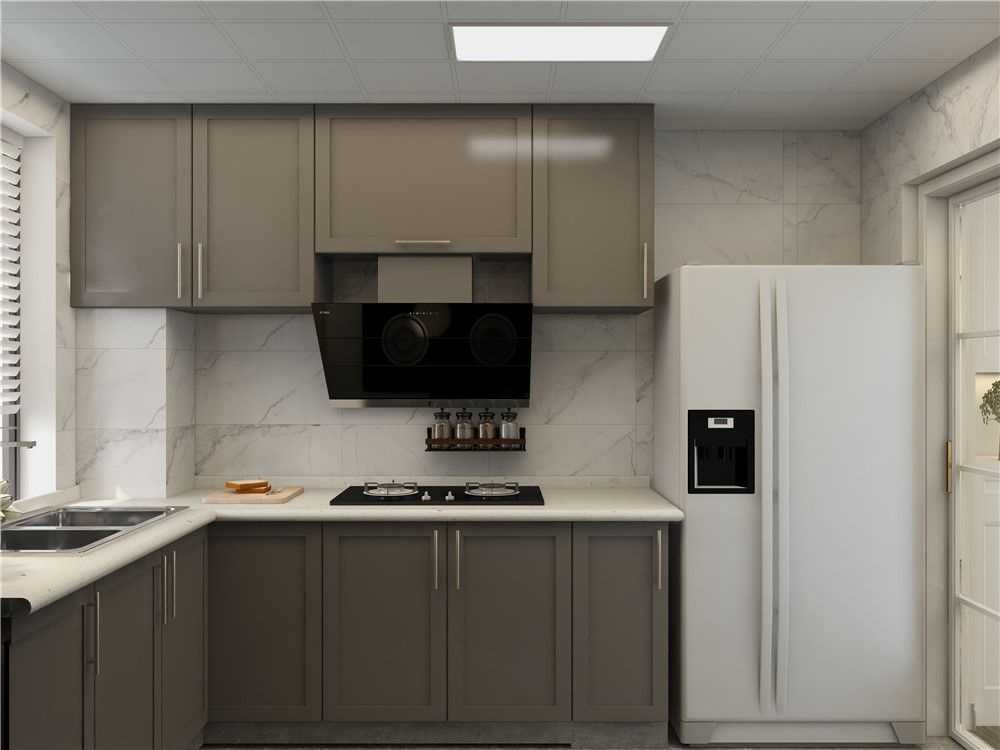 浦东龙柏西郊公寓100平现代简约风格两室户装修效果图