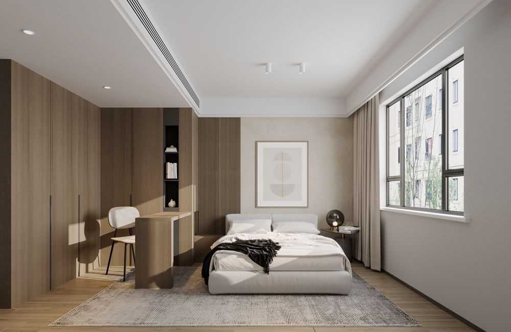 黄浦区大众家园120平现代简约风格两室户装修效果图
