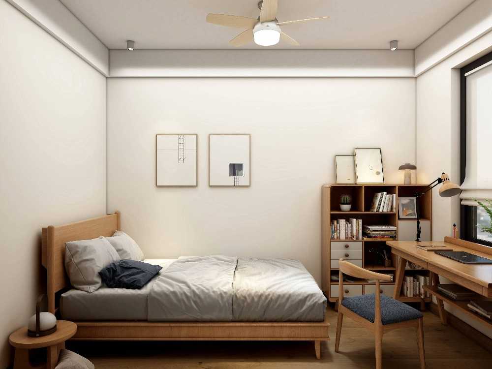 浦东绿地东上海66平现代简约风格两室户装修效果图