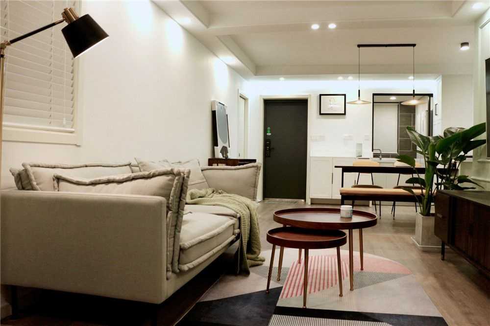 长宁区芳秀公寓70平北欧风格两室户装修效果图