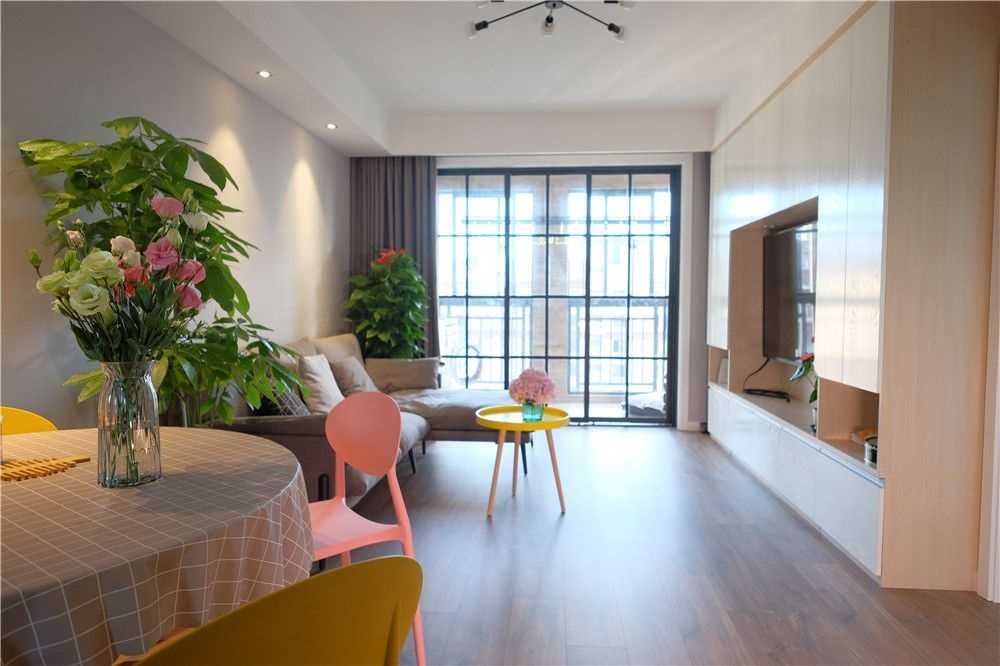 浦东贺桥公寓100平北欧风格三室户装修效果图