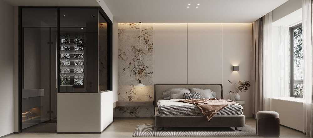金上海家园142平日式风格三室户装修效果图