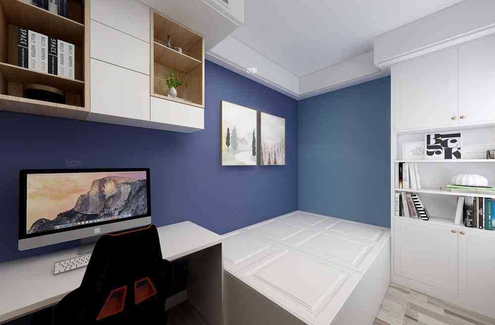 长宁区新安公寓105平混搭风格两室户装修效果图